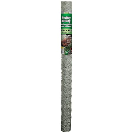 Grilltown 308465B 2 in. Mesh Galvanized Poultry Netting, 20 Gauge GR2670592